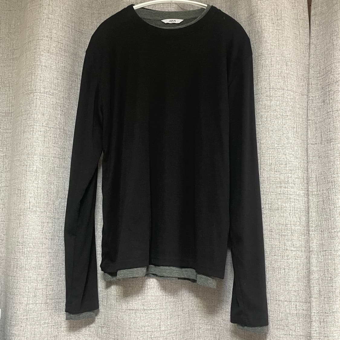 [M] 주앙옴므 레이어드 롱슬리브 블랙 상품이미지1