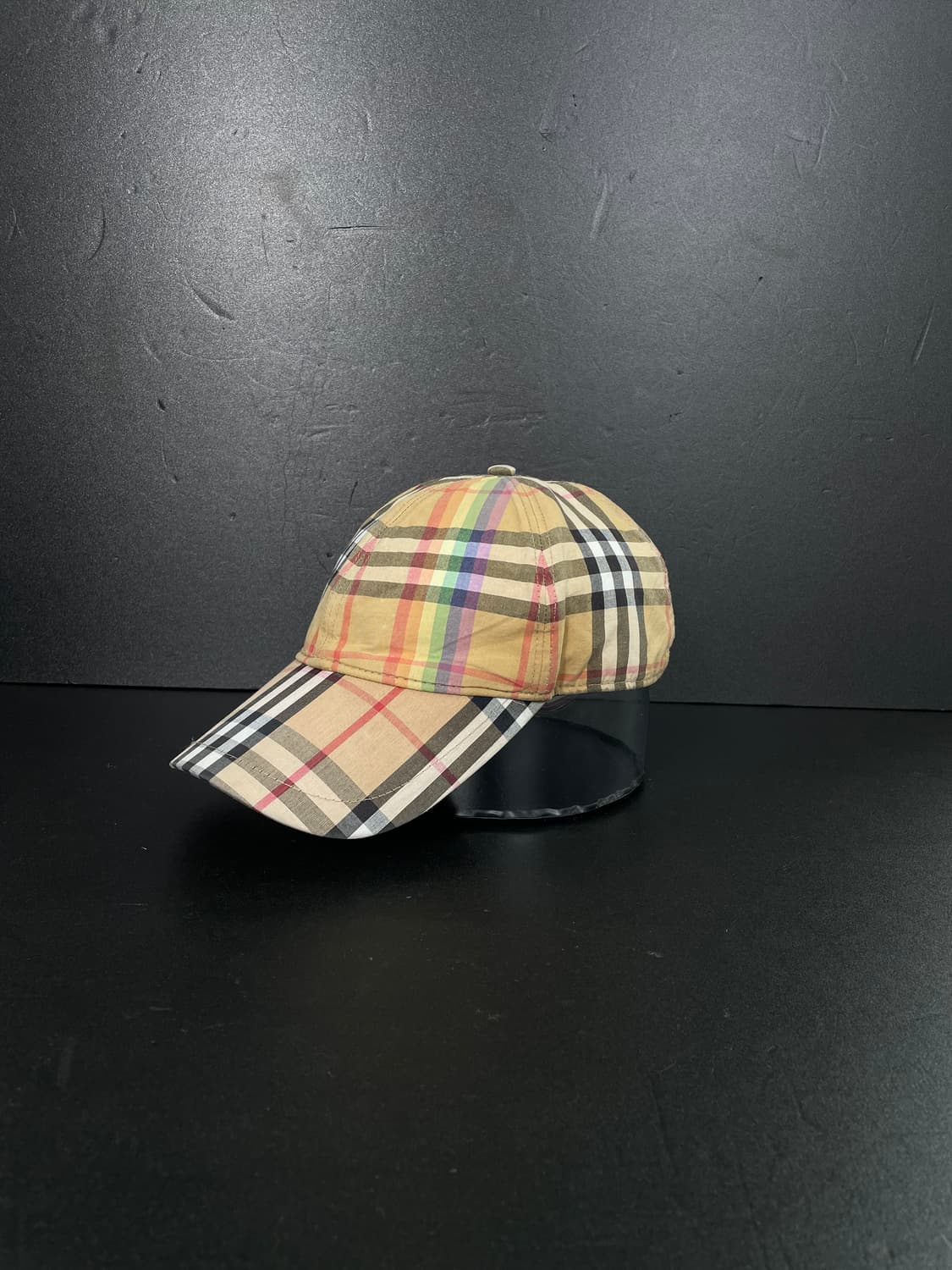 [S] 버버리 레인보우 노바 체크 볼캡 상품이미지3