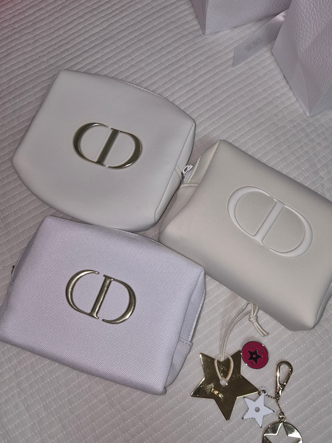 디올 파우치 화이트 상품이미지1