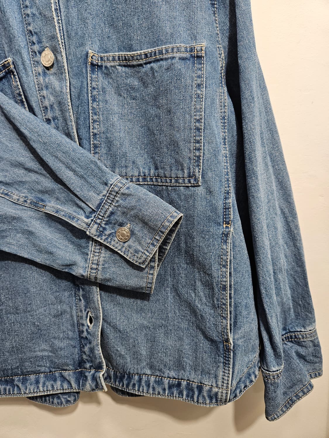 브리엘(BREAL) 데님 셔츠 자켓  상품이미지6