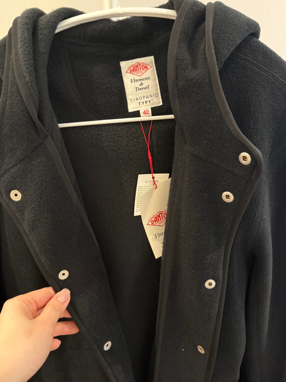 새상품)단톤 후리스 플리스 후드 자켓 상품이미지4