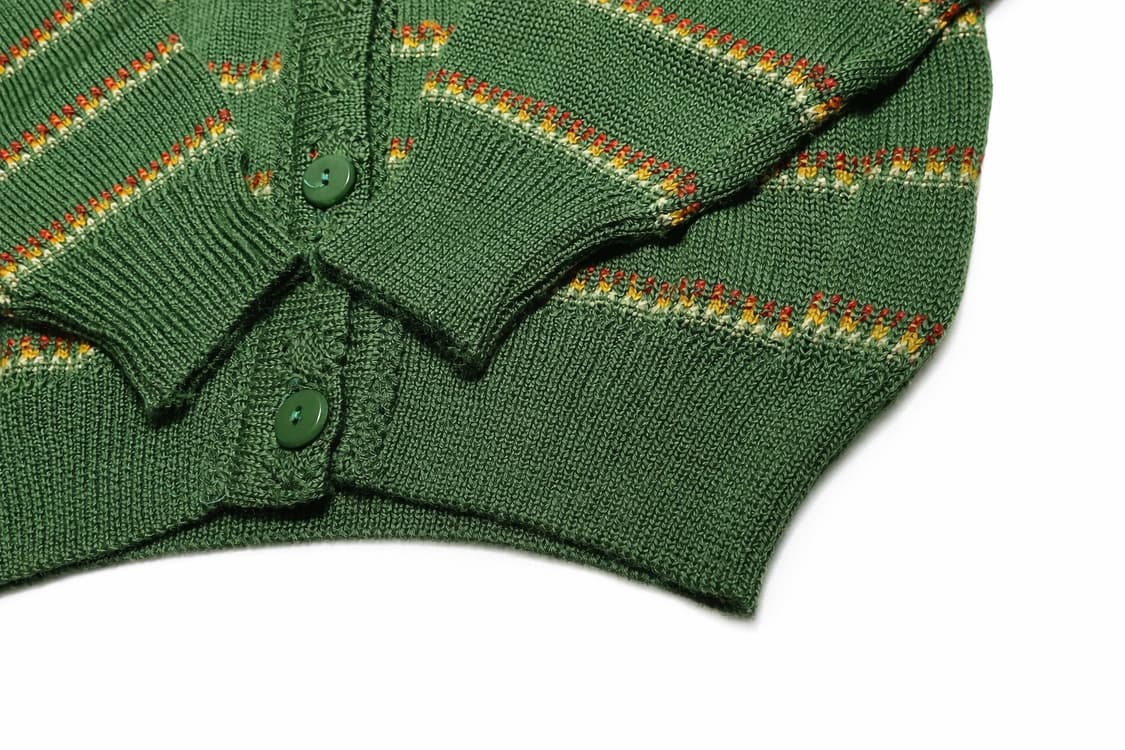 JPN 80s~90s 일본 빈티지 레트로 모리걸 노르딕 패턴 니트 가디건 상품이미지5