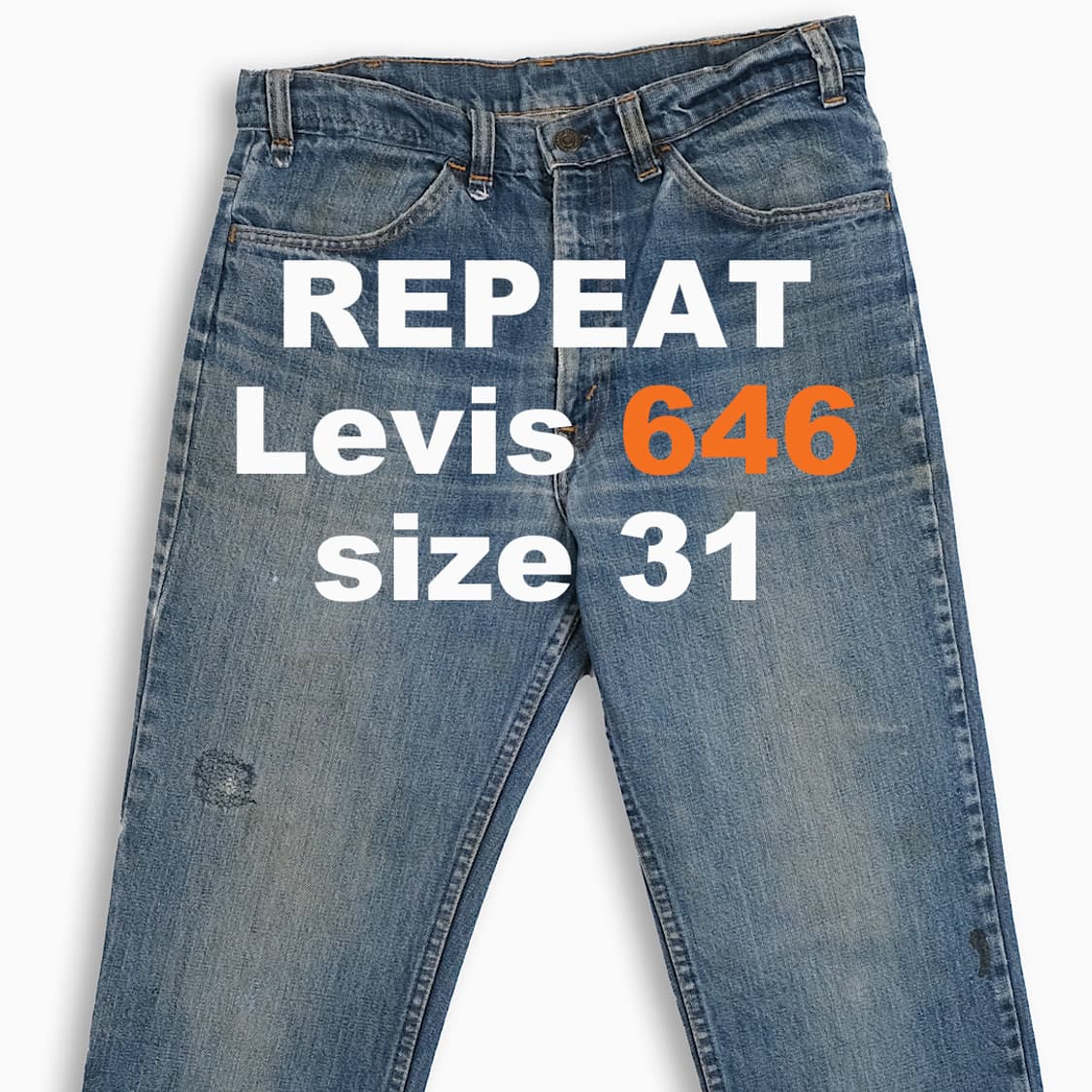 리바이스 646 오렌지탭 70s USA 31 인치 OR6463212 상품이미지1