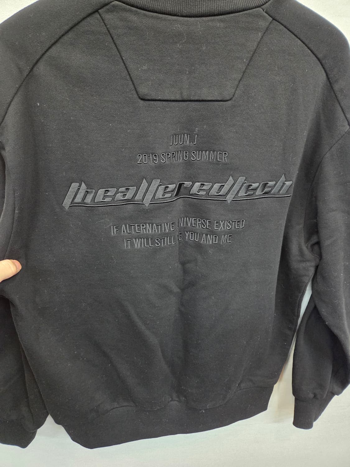 준지 자수 레터링 맨투맨 48 대략 L 상품이미지3