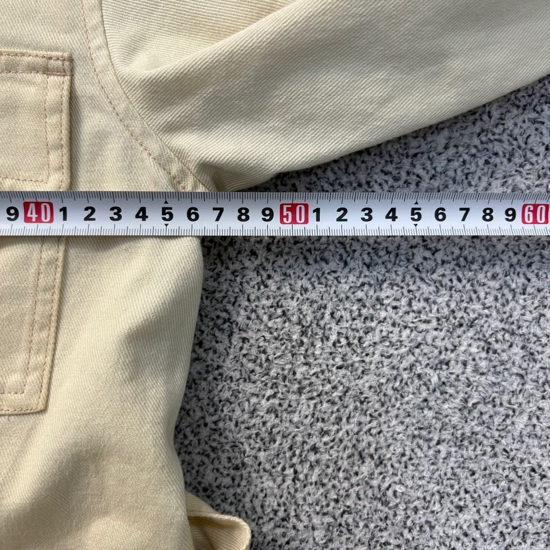 55 브리엘 여성 버튼 자켓 크림 0323J 상품이미지5