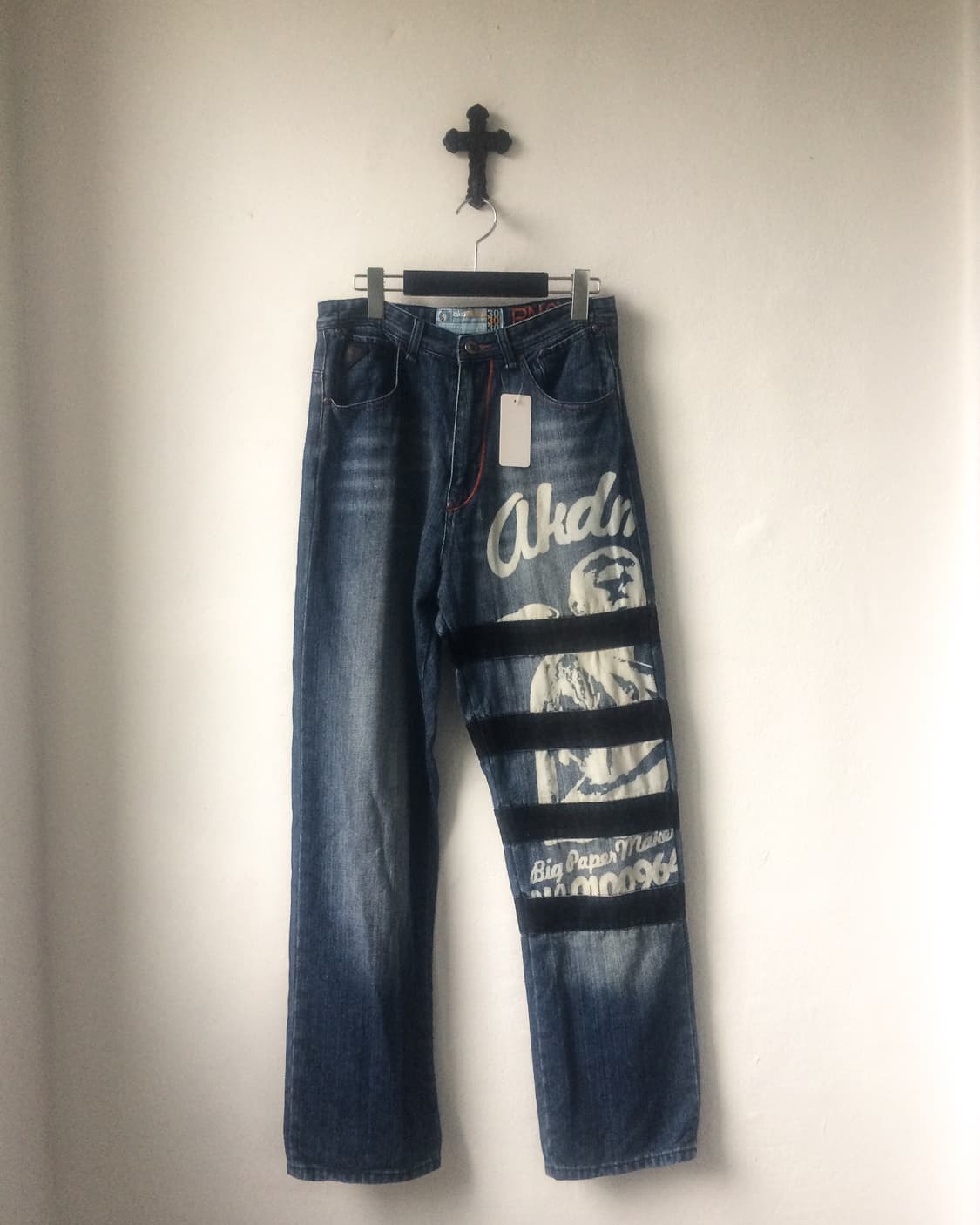 Printing point denim pants 상품이미지2