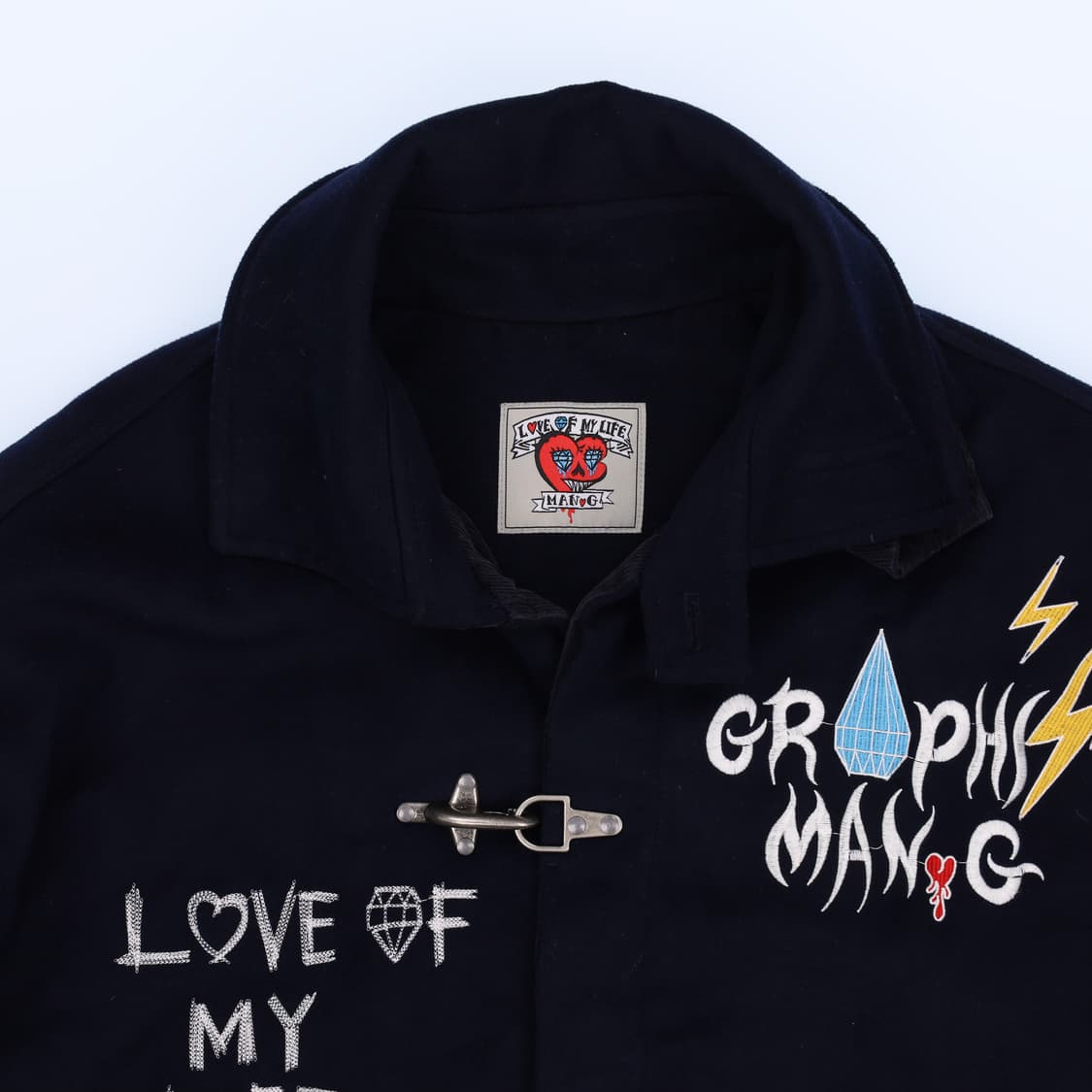 [Free] 그라피스트 만지 자수 헤비 코트 N7031 상품이미지5