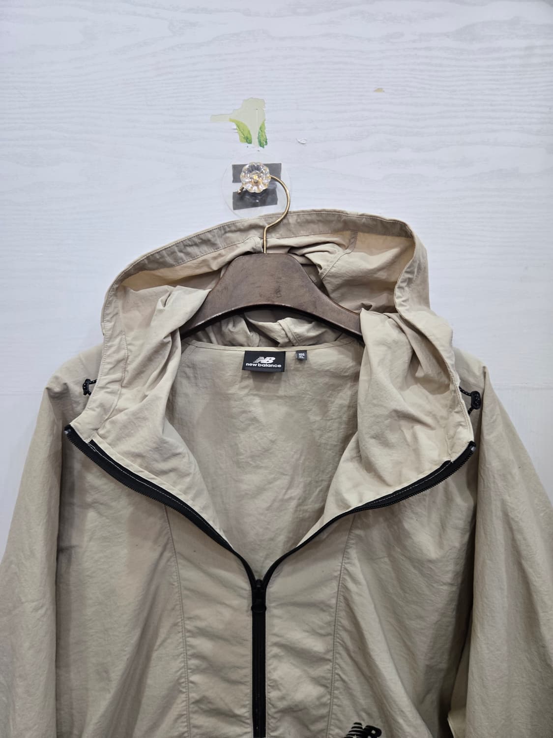 105,XL)) New balance 뉴발란스 아노락 반집업 후드티셔츠 상품이미지2