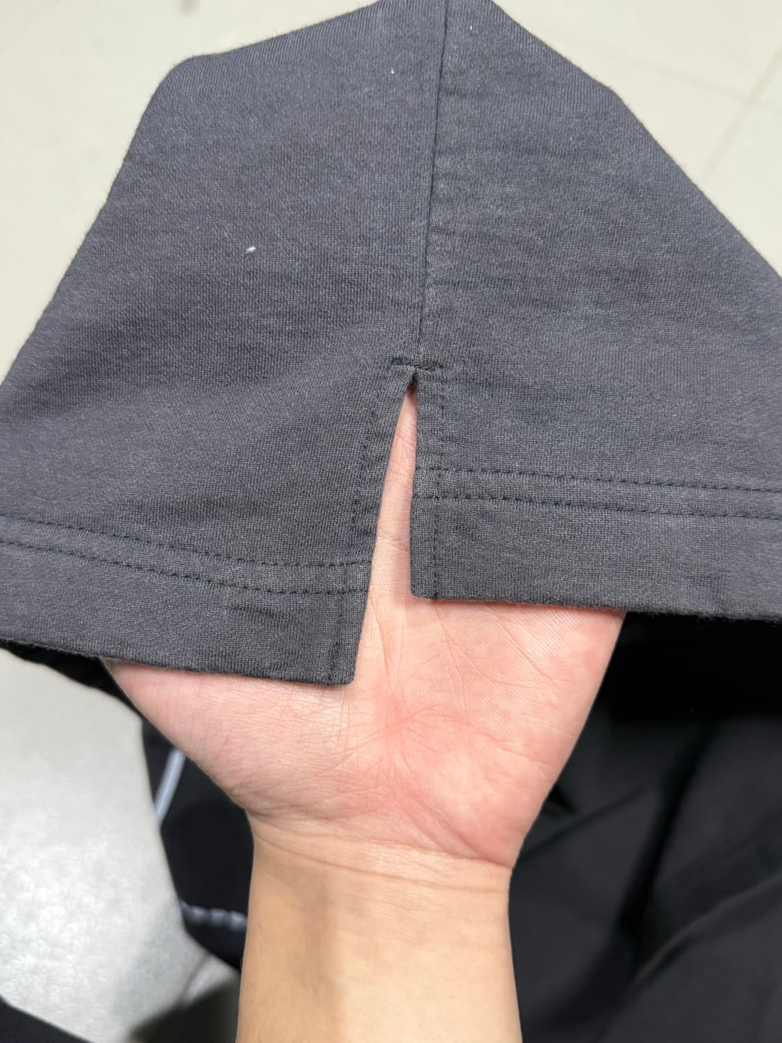 네이버후드 양면 프린팅 표적 사이드 절개 헤비웨잇 반팔 티셔츠 상품이미지6