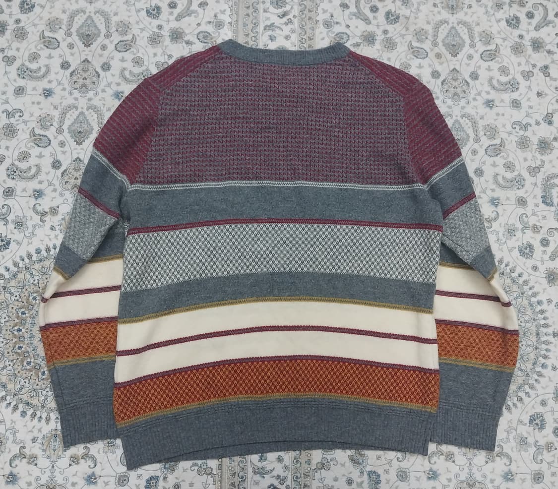 커스텀멜로우 스트라이프 패턴 니트 105 상품이미지2