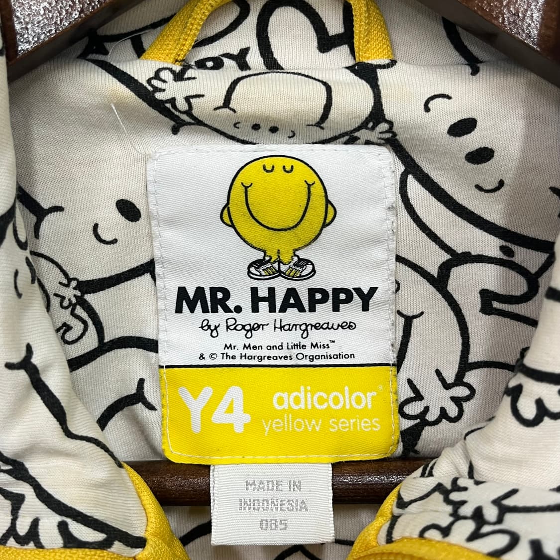 아디다스 x mr.happy 옐로우 트랙탑 져지 상품이미지2