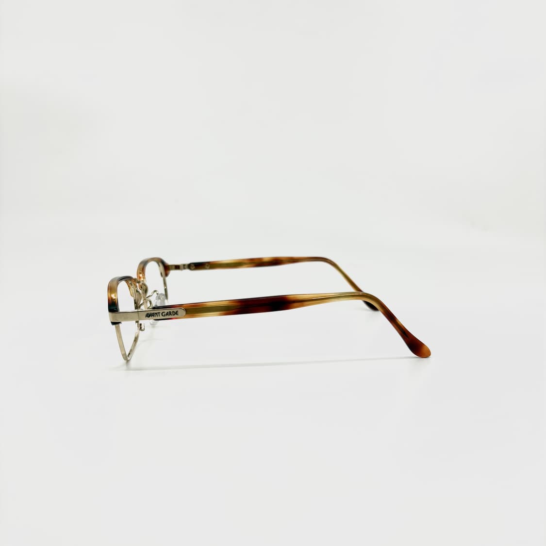 Avant garde 빈티지 호피 금장 아세테이트 프레임 하금테 안경테 상품이미지4