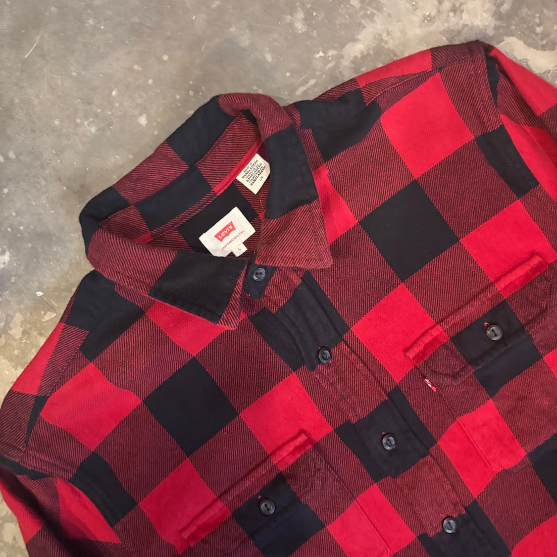 리바이스 버팔로 체크 셔츠 상품이미지4