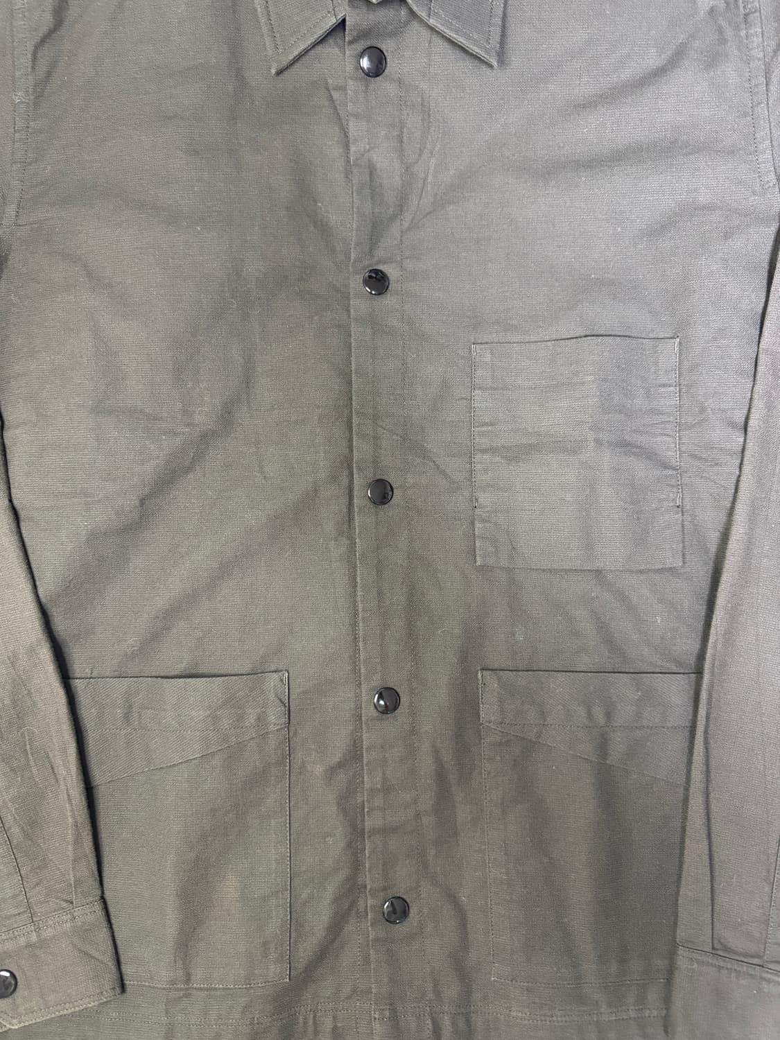 Folk clothing 어셈블 가먼트 셔츠 자켓 딥브라운챠콜 2 상품이미지3