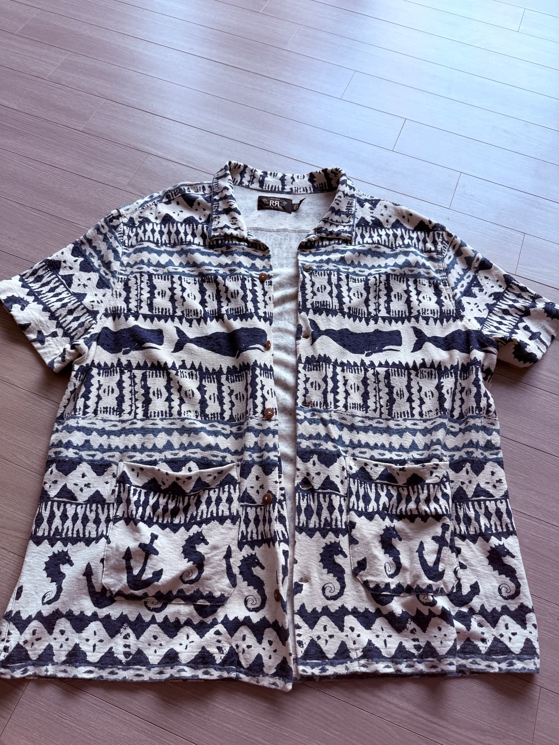 rrl 더블알엘 고래셔츠 xl 상품이미지1