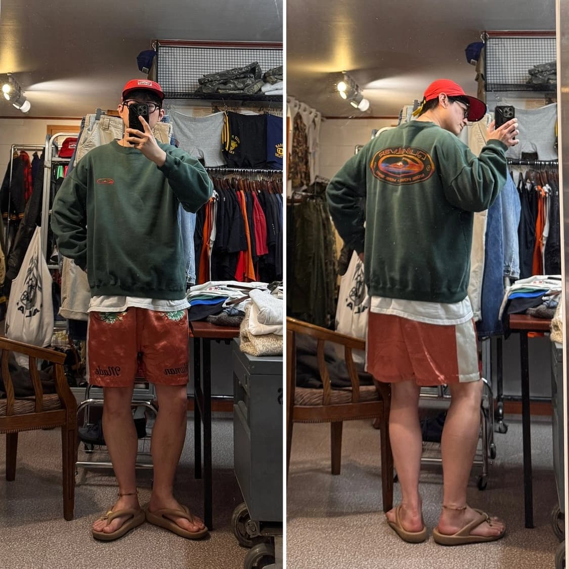 90s VTG Quiksilver Faded Sweatshirt 상품이미지3