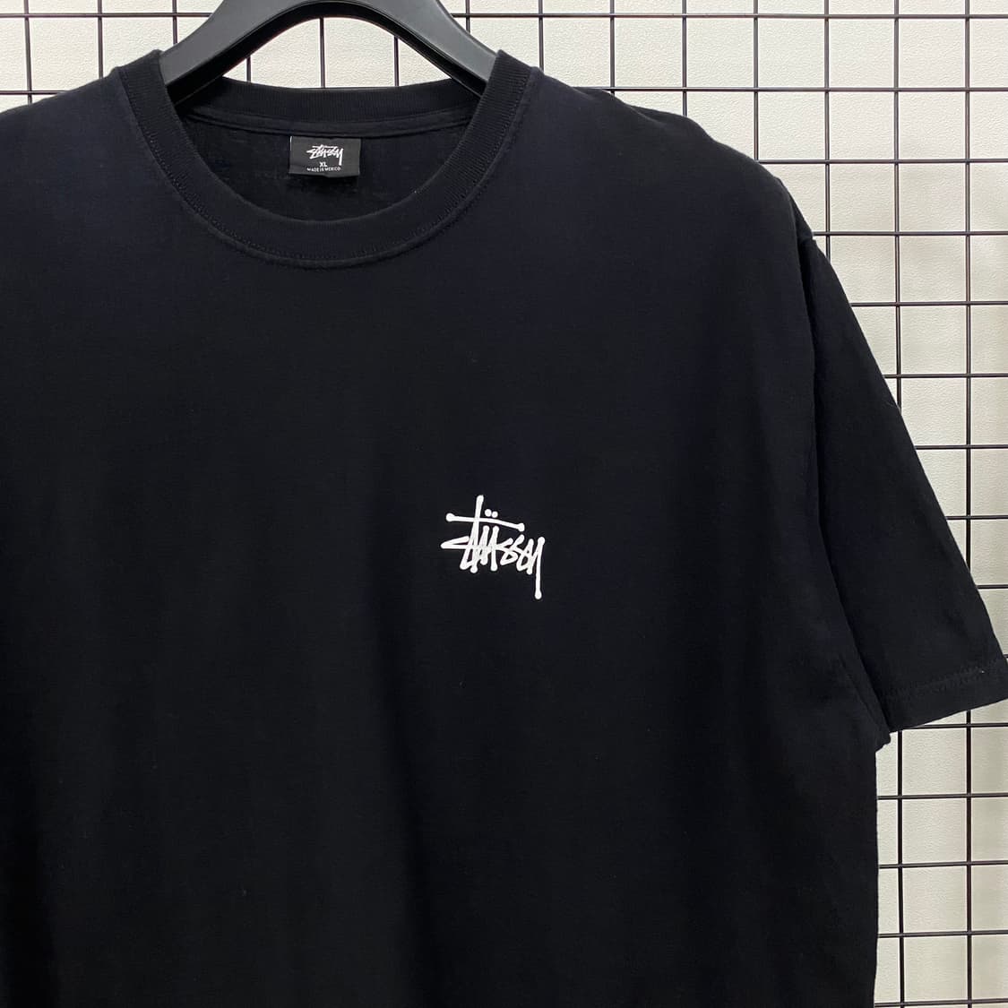 스투시 베이직 스탁 로고 반팔 티셔츠 상품이미지3