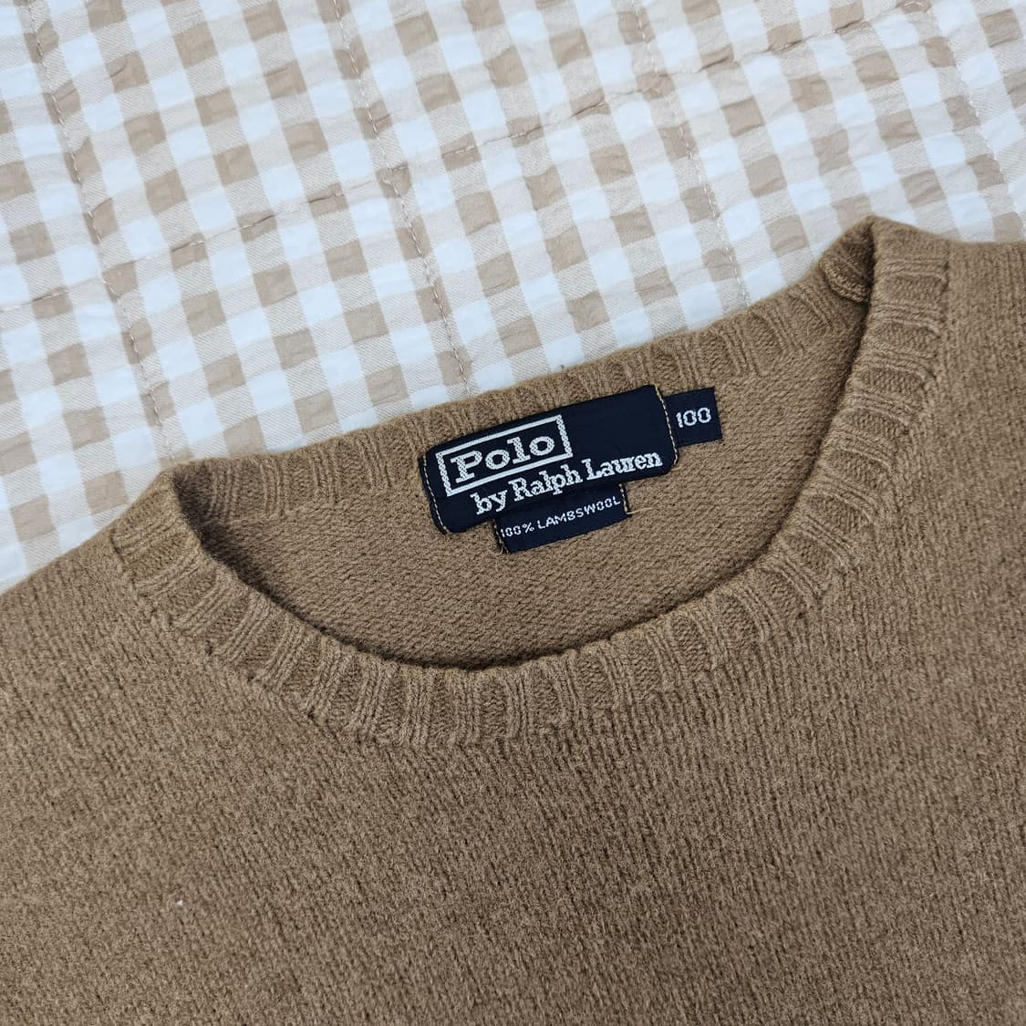 폴로 랄프로렌 램스울100 니트 남자100 상품이미지2