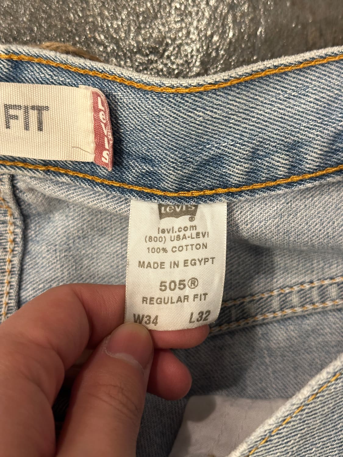 리바이스 505 W34 L32 상품이미지4