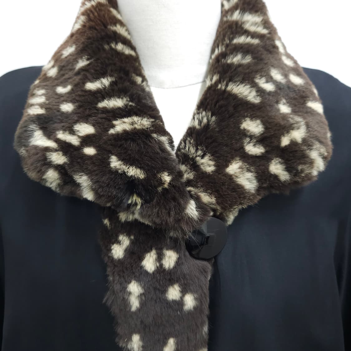 실크100% 래빗퍼 리버시블 양면 자켓 아우터 상품이미지5