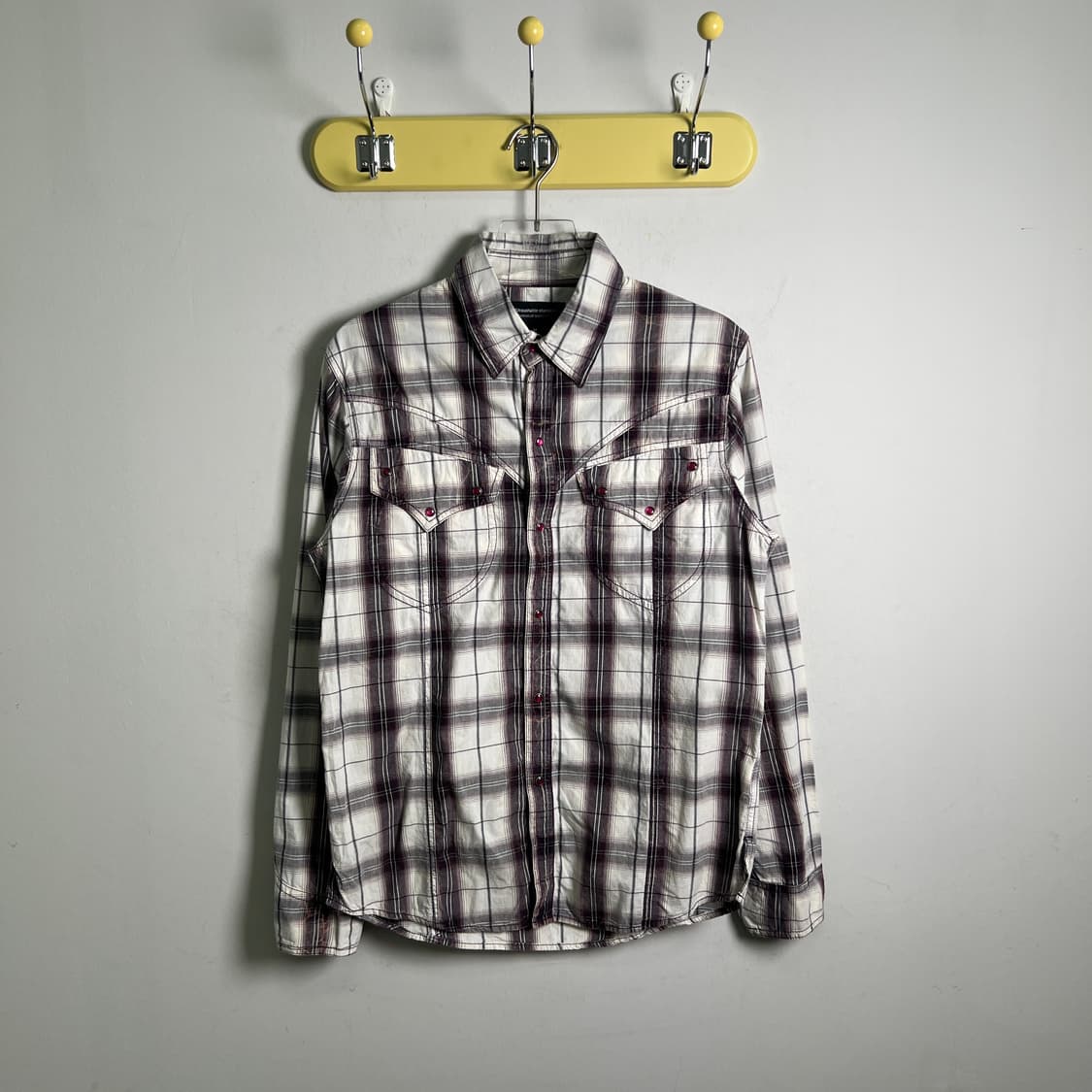 Roushatte 웨스턴 체크 패턴 셔츠 M 상품이미지1