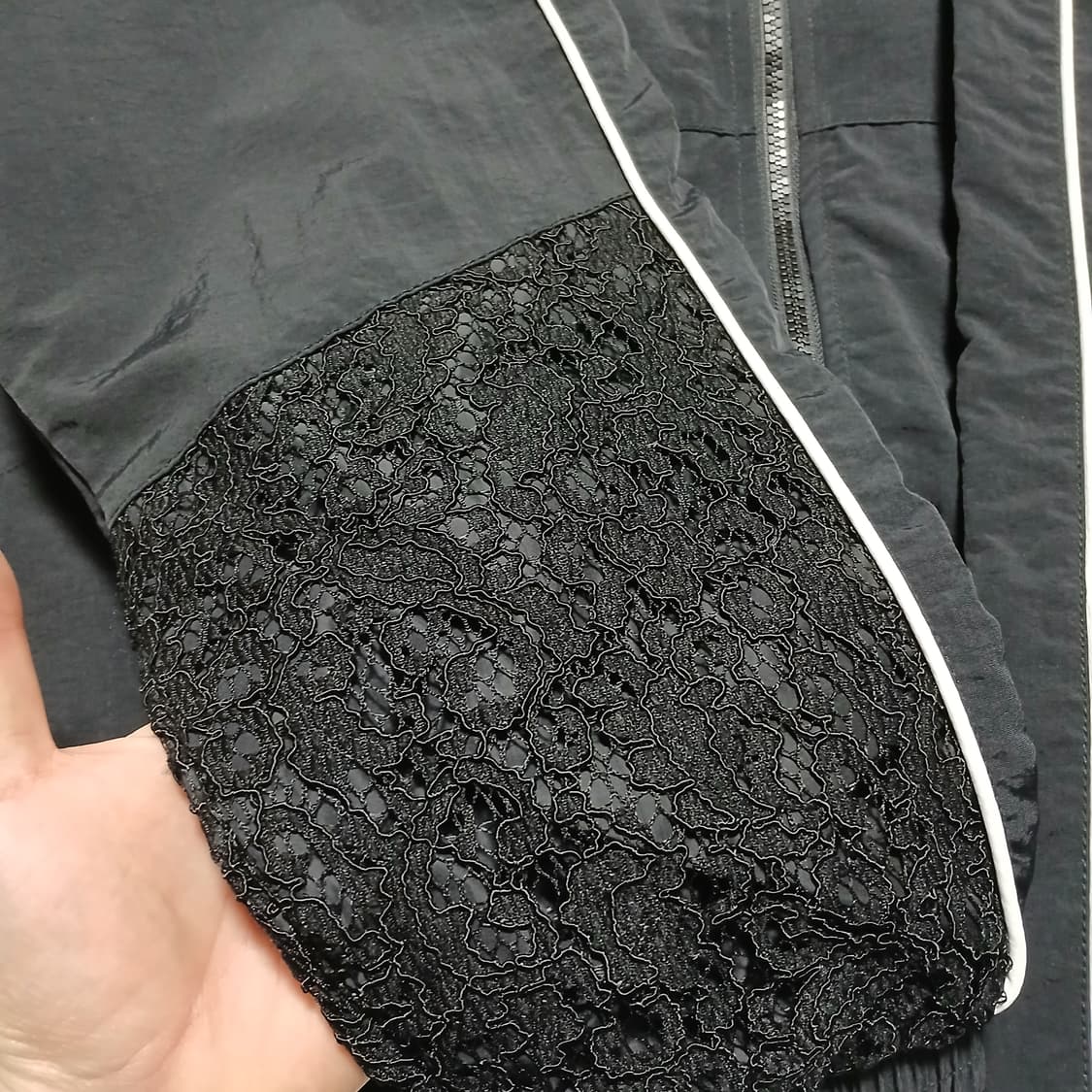 BUSAN 부산전국체전 동백꽃 부산이즈굿 바람막이 우븐 자켓 상품이미지10