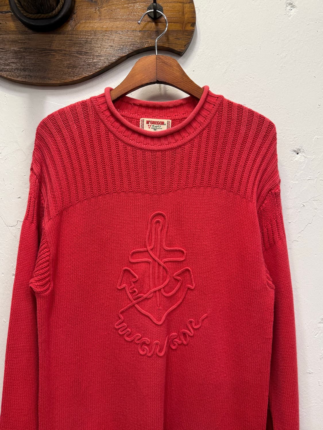 M) 90s McGREGOR 맥그리거 Anchor Cotton Knit  상품이미지1
