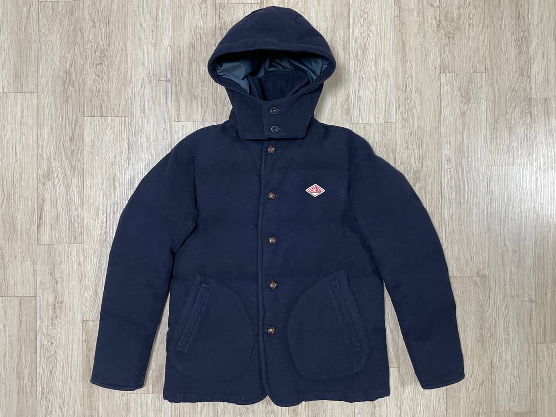 95~100) 단톤X빔즈 후드 숄카라 울 다운패딩(RRL&LVC&폴로) 상품이미지3