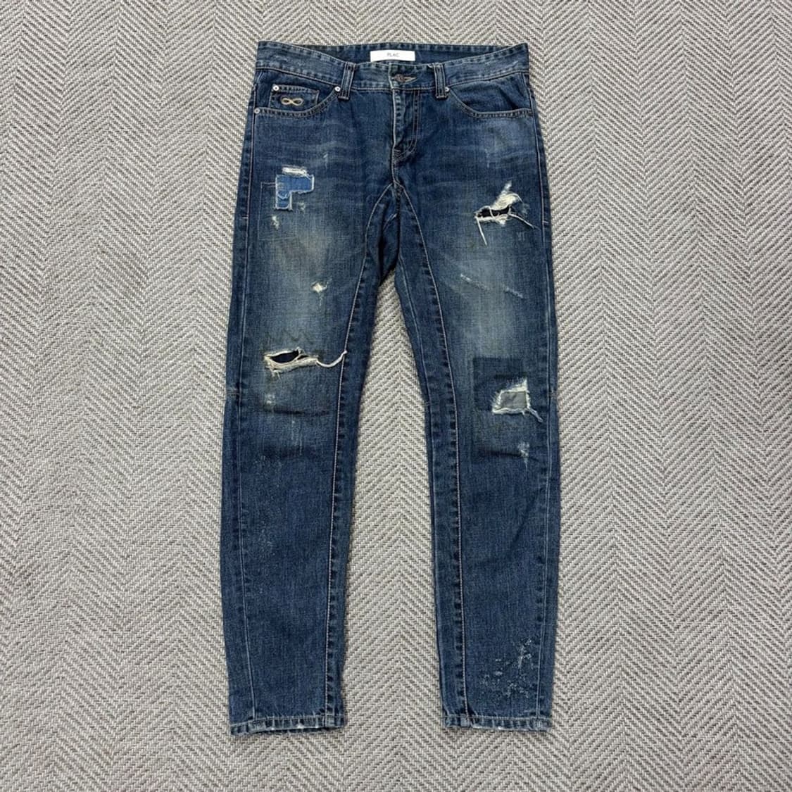 플랙 디스트로이드 데님팬츠 v2990  상품이미지1