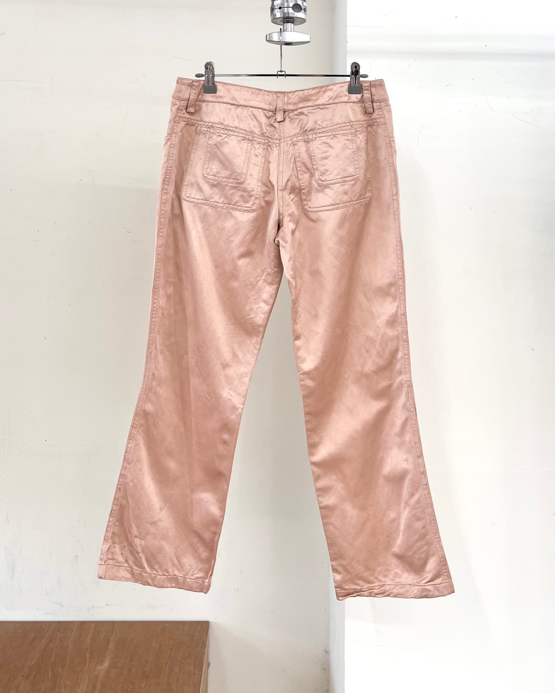 크리스찬 디올 핑크 새틴 카프리 팬츠 상품이미지4