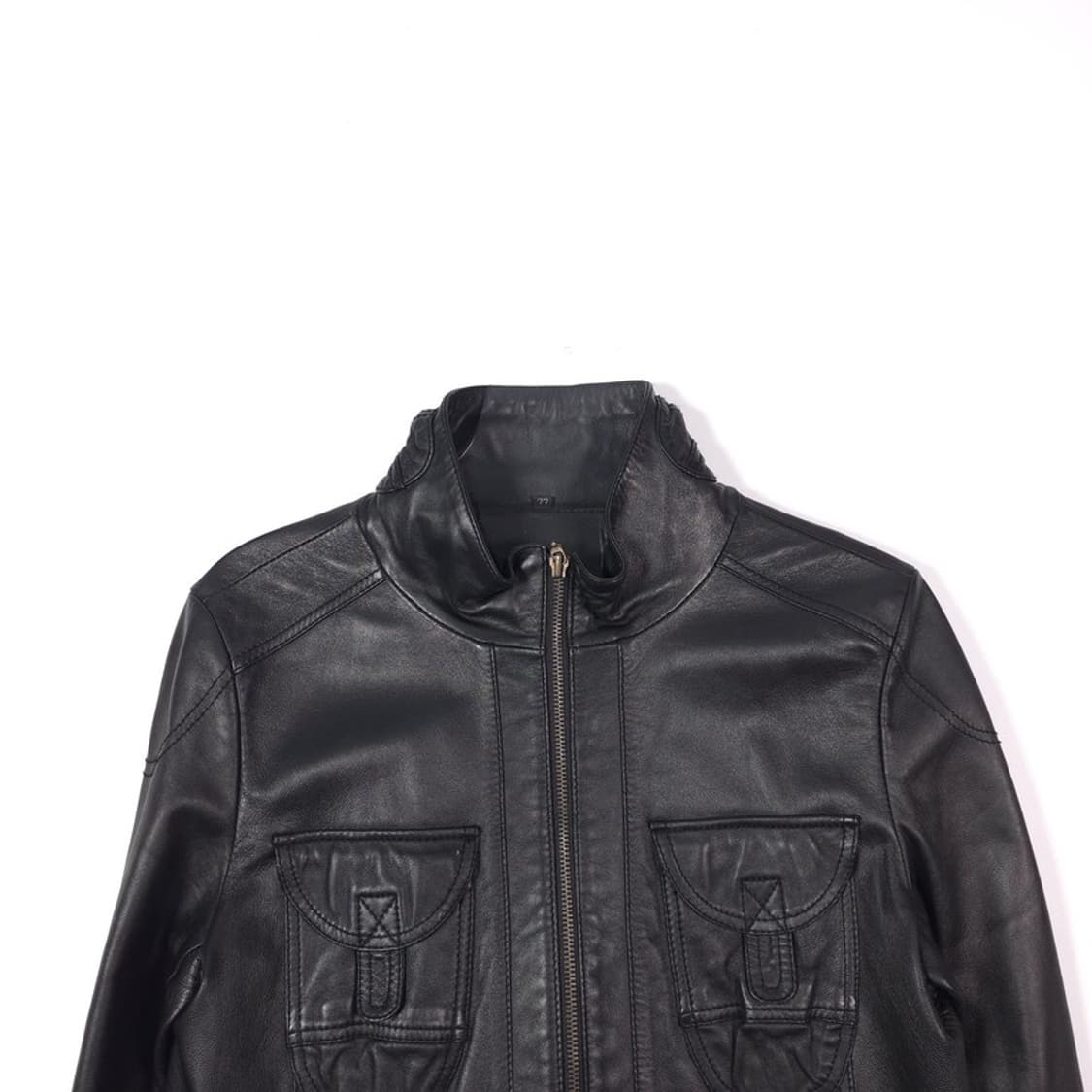 빈티지 리얼 양가죽 멀티 포켓 레더 자켓 77 상품이미지3