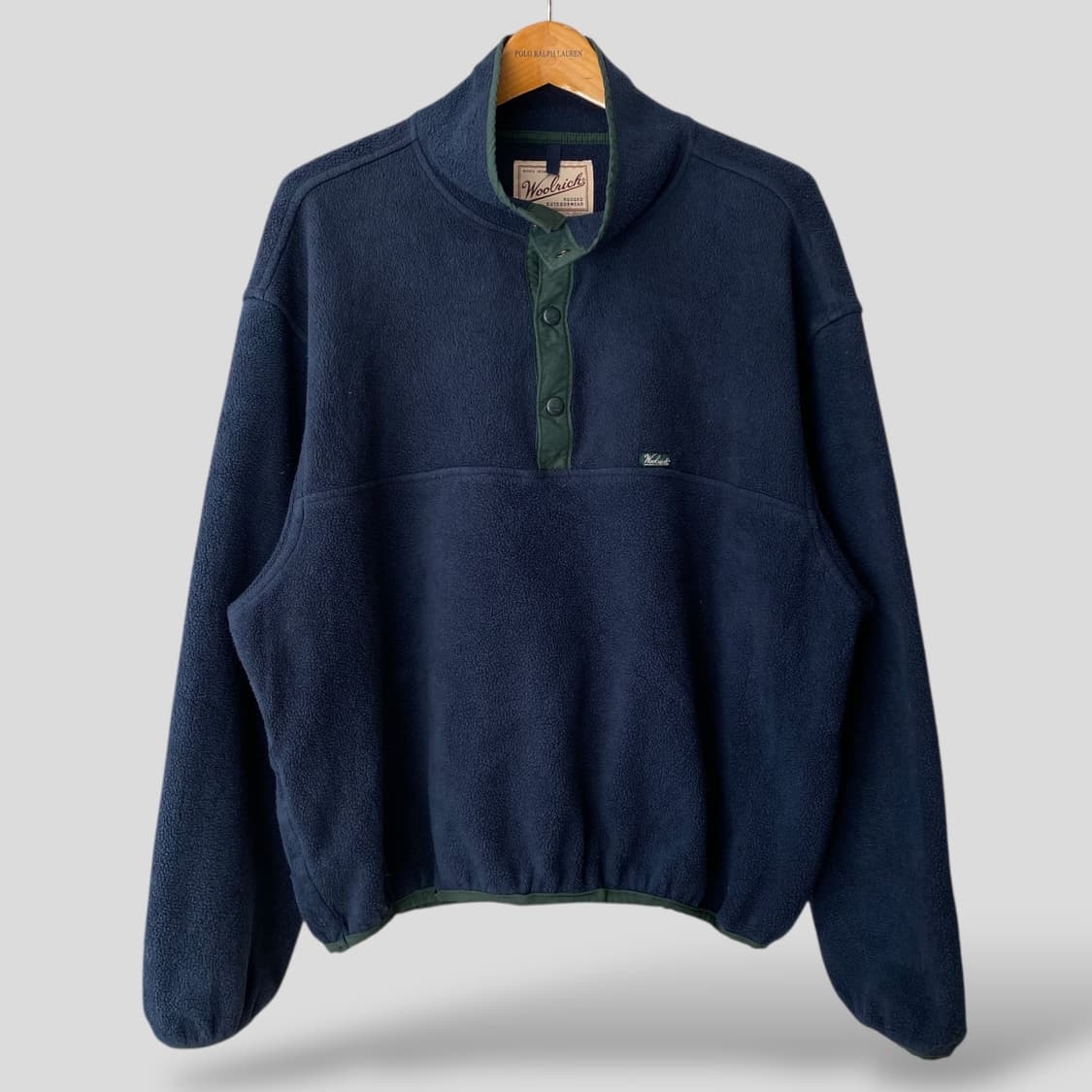 (XL)빈티지 울리치 후리스 스냅 풀오버 상품이미지1