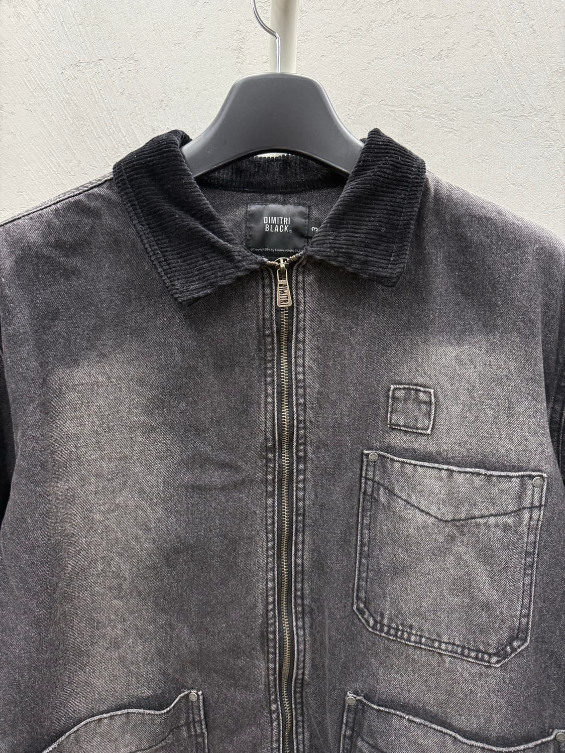 디미트리 카라 코듀로이 블랙 자켓 점퍼 3 상품이미지3