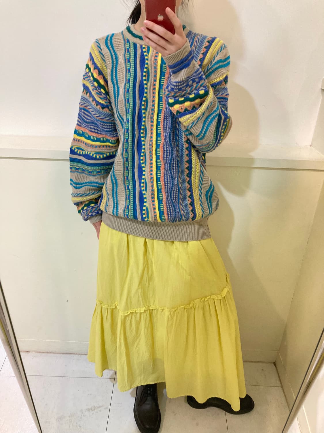 울 케이블 미쏘니st 패턴 니트 상품이미지9