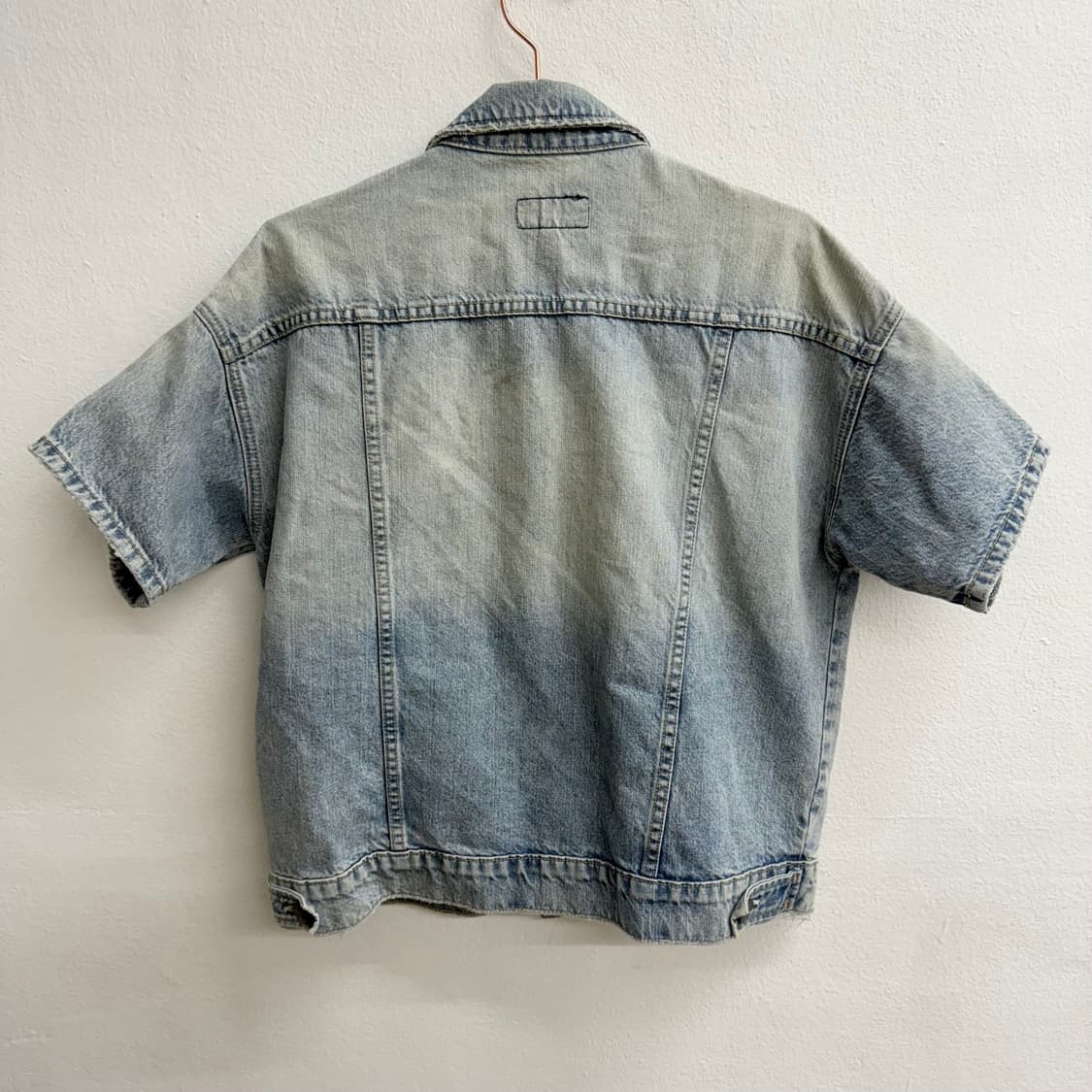 Made USA 커렌트엘리엇 우먼스 반팔 청자켓 상품이미지5