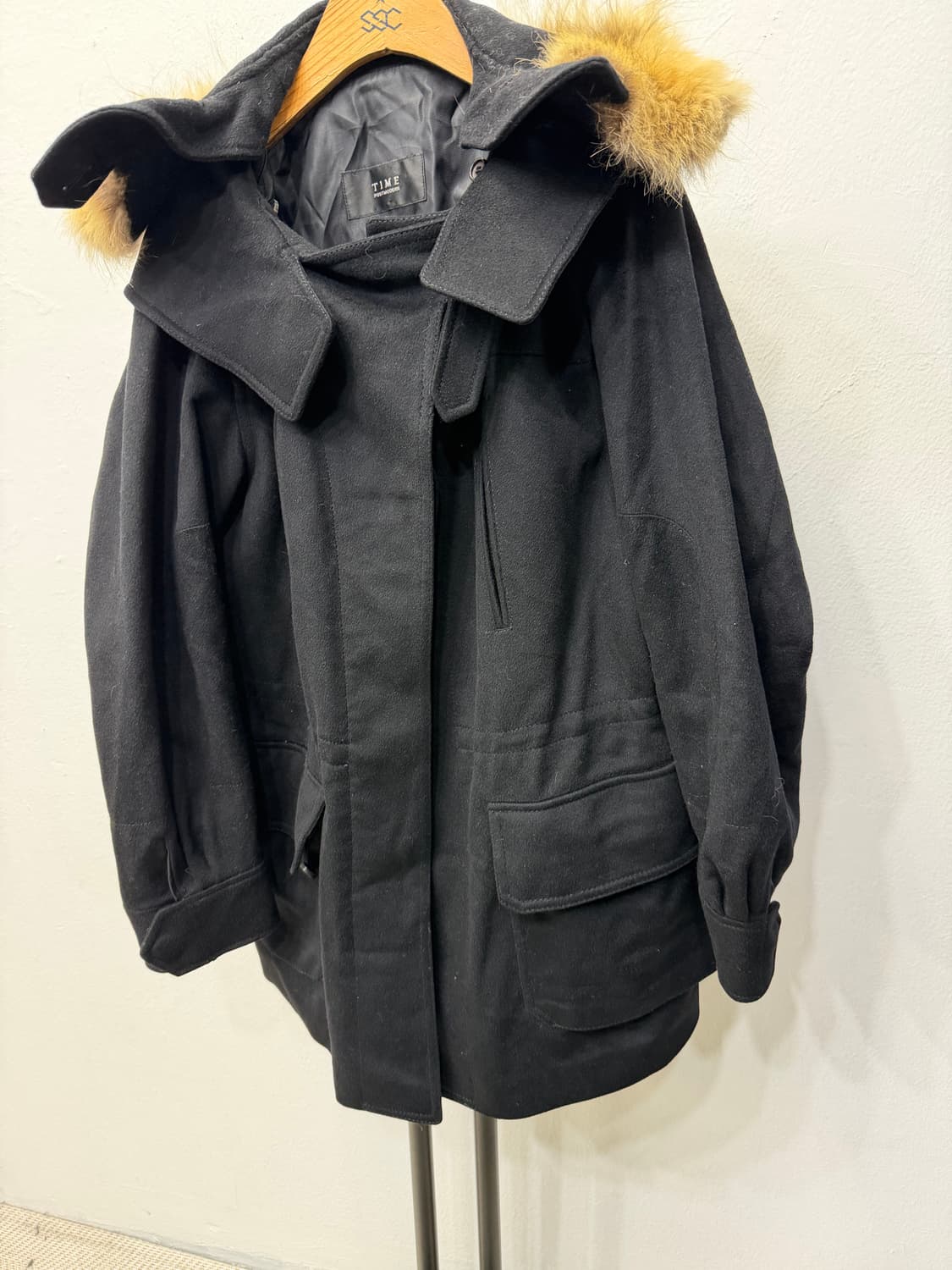 정품) TIME 타임 한섬 후드퍼 코트 82 상품이미지3