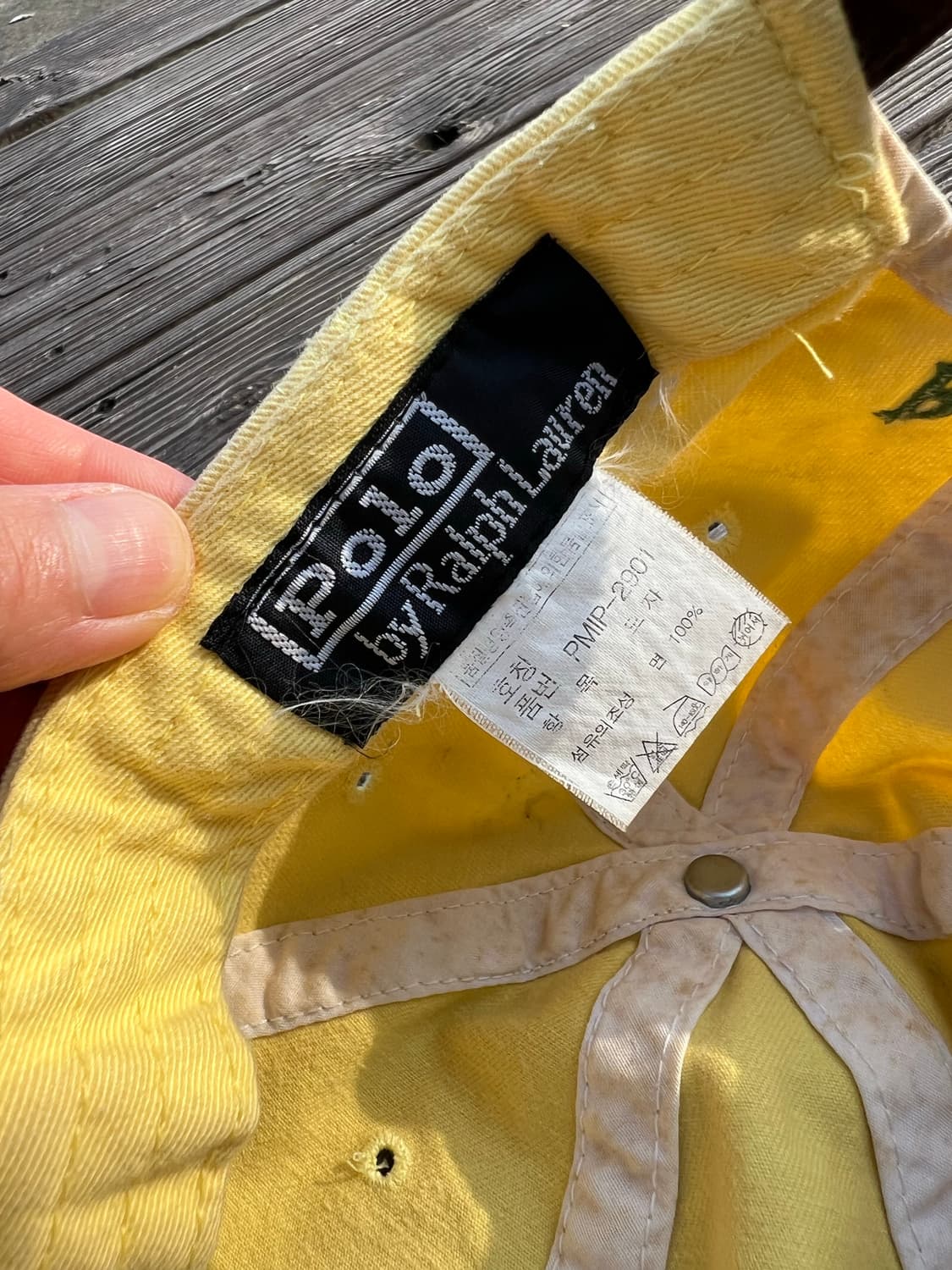 90s 폴로 랄프로렌 가죽스트랩 볼캡 상품이미지8