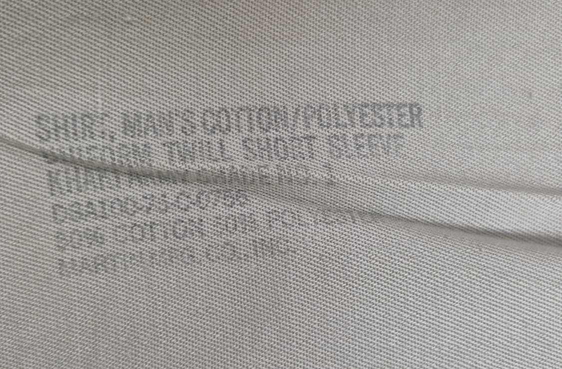 육군 구형 9공수특전여단 병장 정복 전투복 상의 카키 반팔 셔츠 (S) 상품이미지10