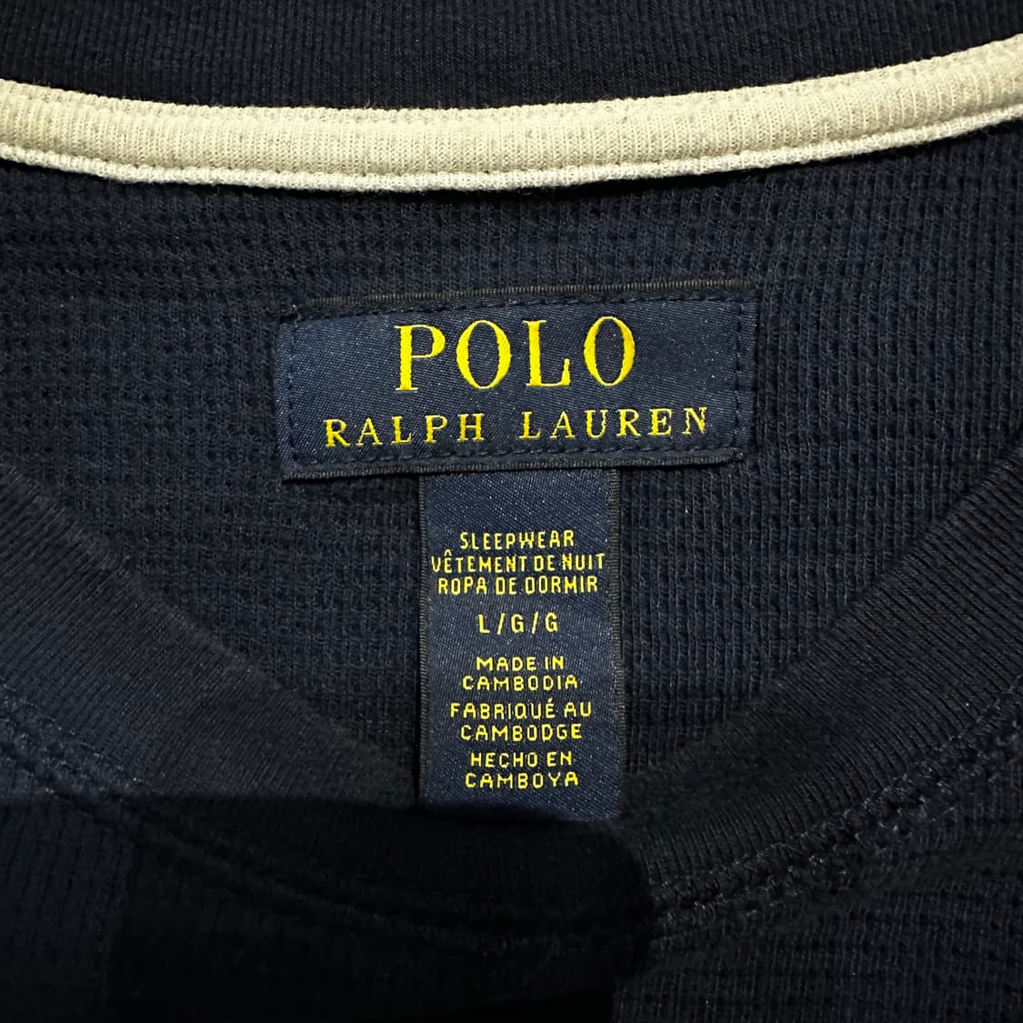 폴로 랄프로렌 네이비 롱슬리브 상품이미지3