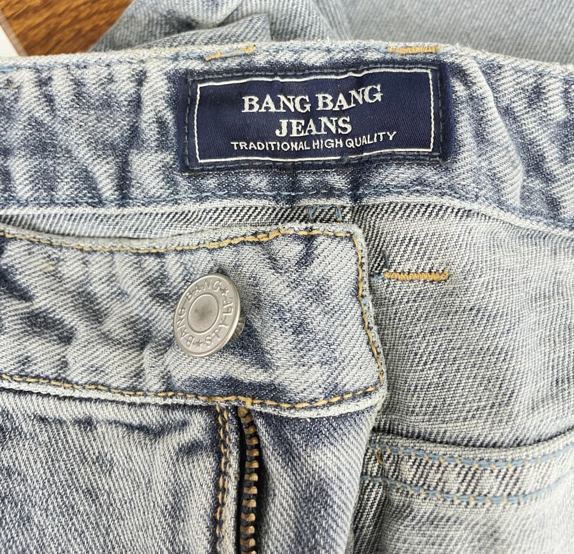 뱅뱅(BANG BANG) 인디고 데님 팬츠 상품이미지8