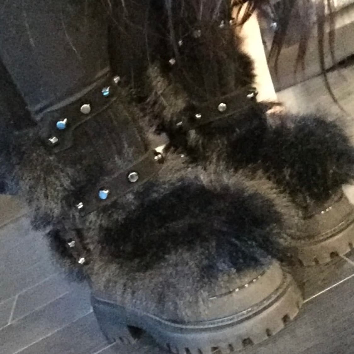 Yello 퍼 숏부츠 상품이미지3