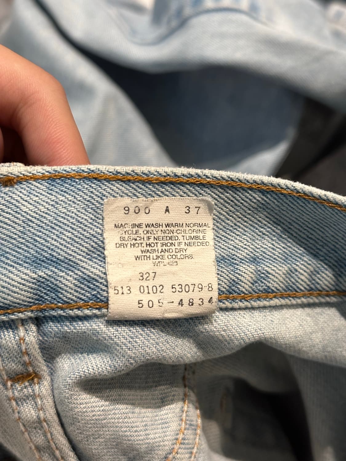 90‘s 리바이스 505 made in usa 상품이미지5