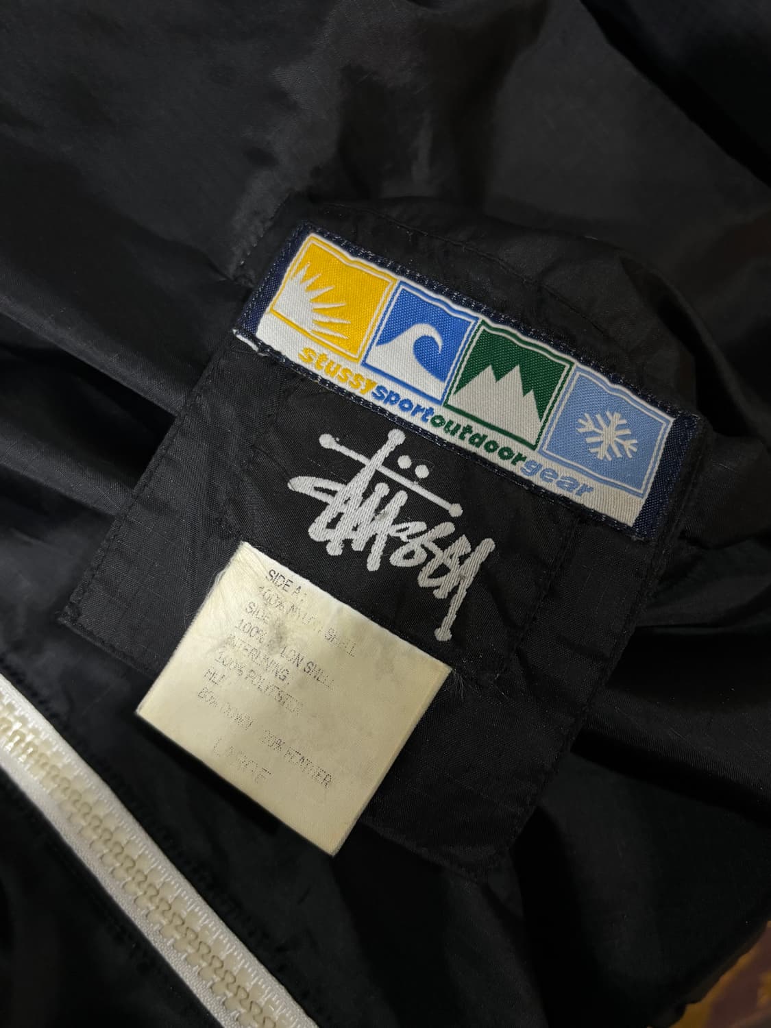 90s stussy 스투시 아카이브 다운 패딩 상품이미지4