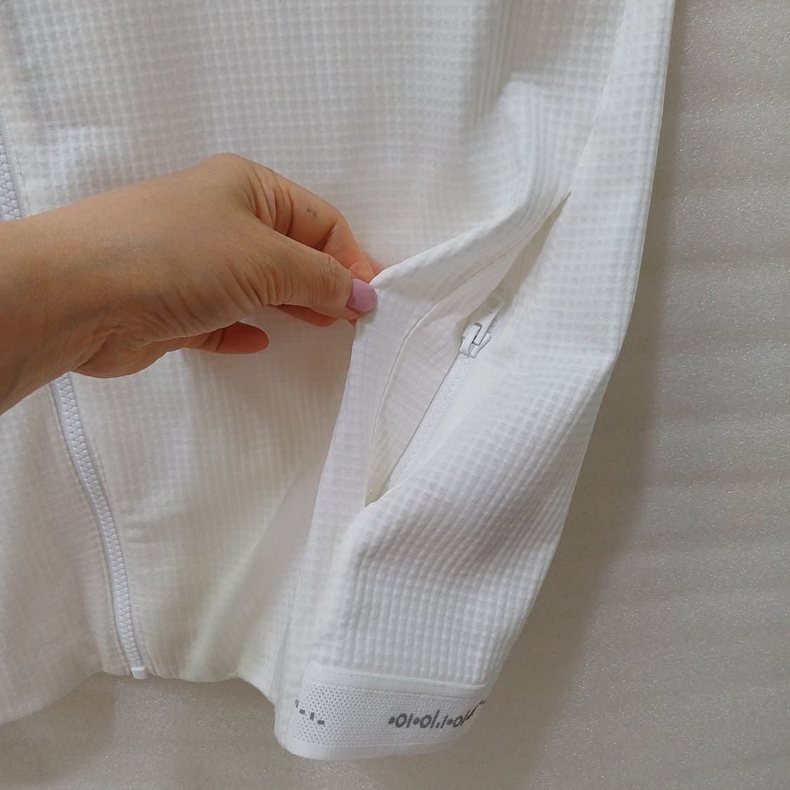 아디다스 골프 얇은 집업 조끼 남성 3XL 흰색 새것 사랑봉봉 상품이미지4