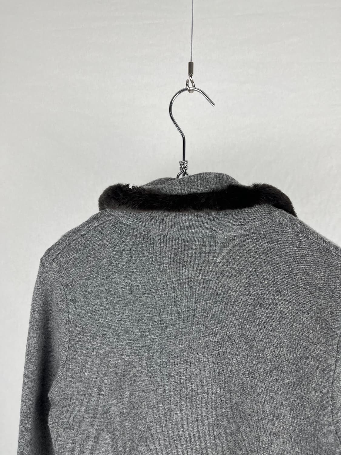 Vintage 캐시미어 혼방 토끼털 자켓  상품이미지3