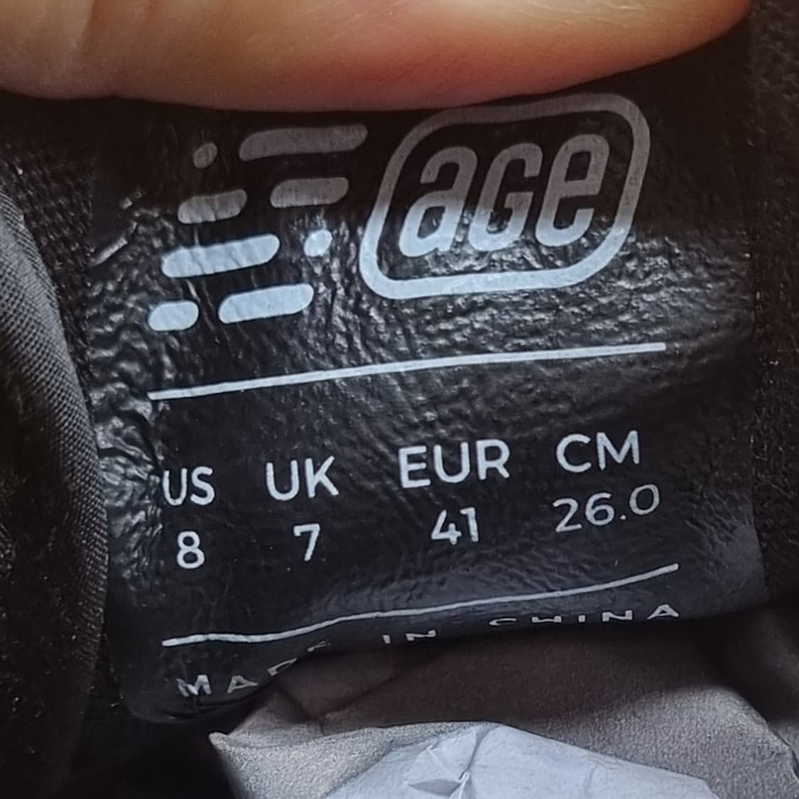 에이지 반타 블랙 컷 남성스니커즈260  상품이미지6