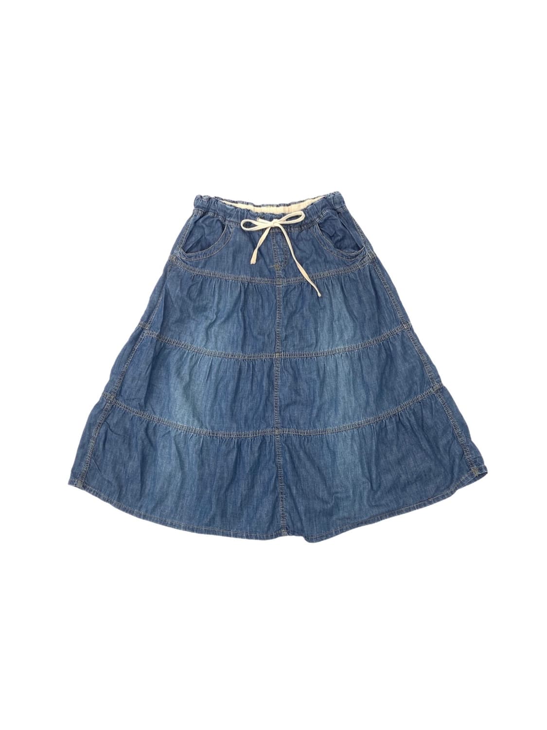 Japanese Vintage Denim Skirt 상품이미지1