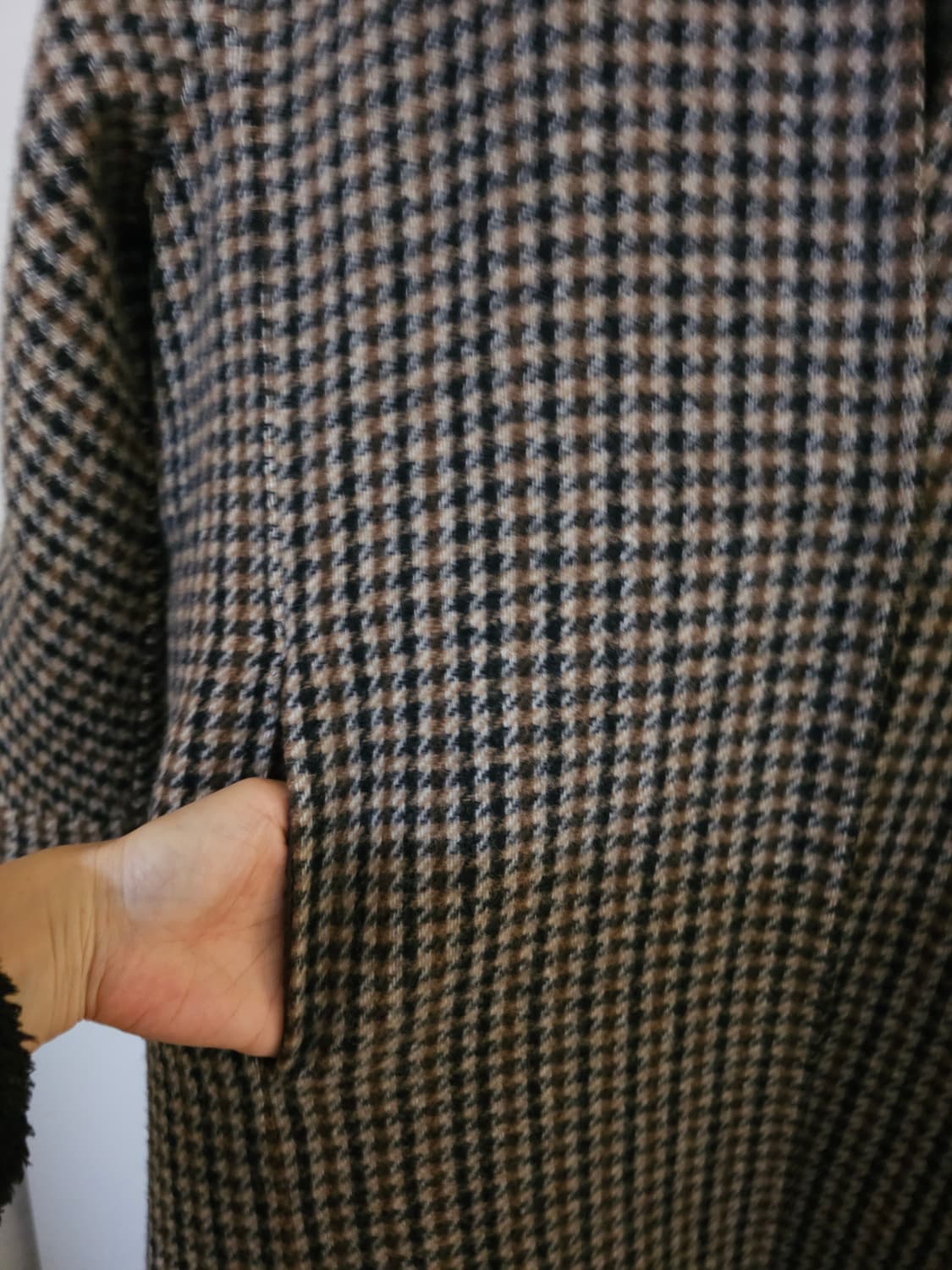 베네통 양면 울코트 상품이미지5