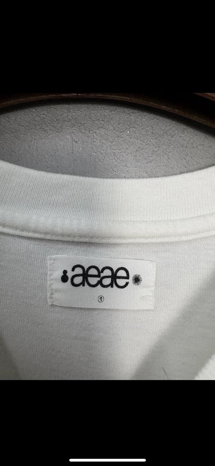 에이이에이이 웹로고 화이트 반팔 H2518 상품이미지5