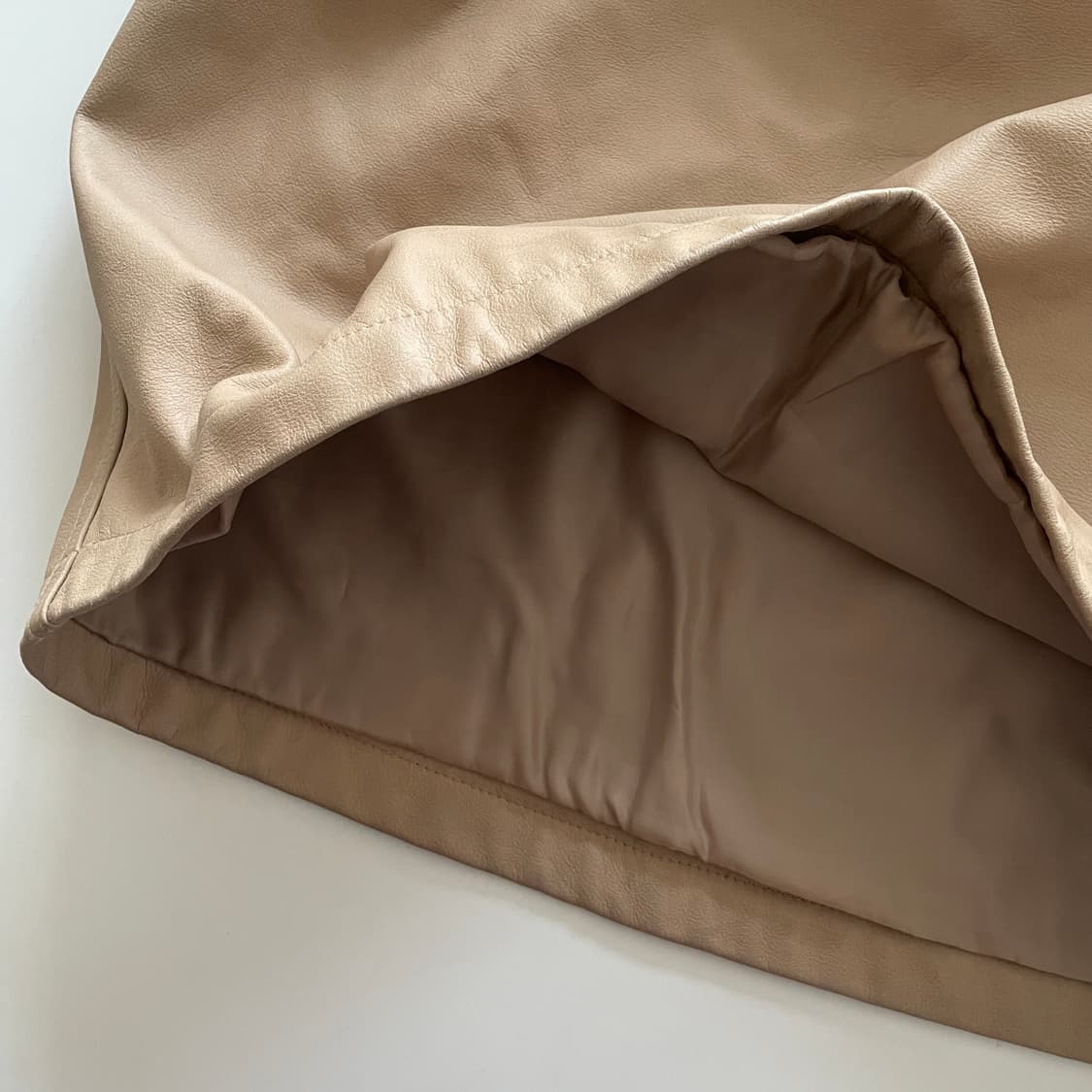 Zucca Real Leather Skirt 상품이미지8